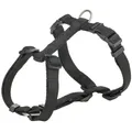 H-postroj PREMIUM - čierny XXS-XS: hruď: 20-32cm/10mm